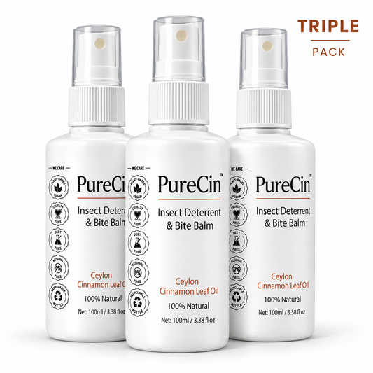 PureCin Insect Deterrent & Bite Balm - Triple Pack
